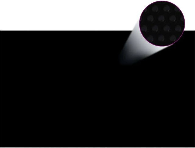furnicato Rechteckige Poolabdeckung aus PE in Schwarz, B/T: 500 x 300 cm - Bild 1