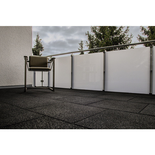 TERRASOFT Fallschutzplatte aus Gummi in Schwarz und Anthrazit B/H/T: 50 x 3 x 50 cm - Bild 2