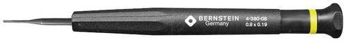 BERNSTEIN Tools for Electronics 4-380-08 Schlitz-Schraubendreher in Schwarz mit einer Klingenbreite von 0,8 mm und einer Klingenlänge von 17 mm - Bild 1