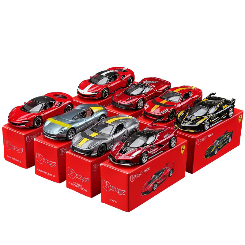 WELLY Ferrari Daytona SP3 FXX K 812 Competizione Monza SP1, Modellauto, 1:64, Metall, Rot - Bild 3