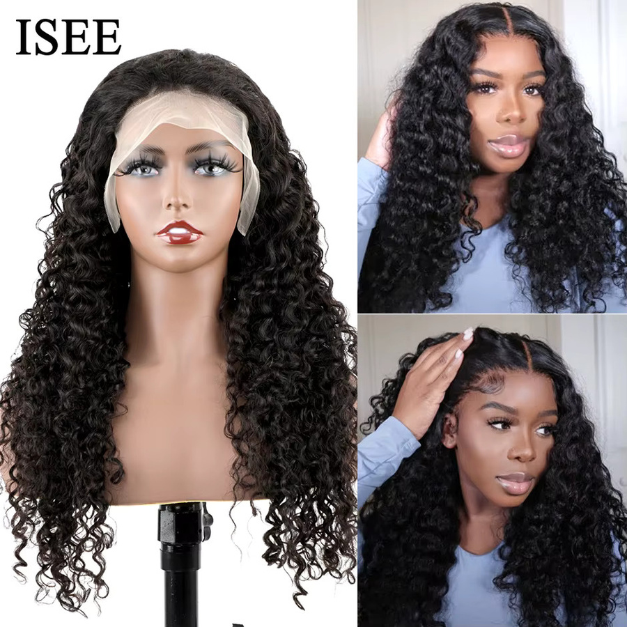 ISEE Wear Go Wig Brasilianische Deep Wave Echthaarperücke, 7x5 HD - Bild 2