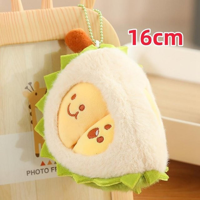 Yiran toy Durian-Fruchtform-Plüschtier-Kissen, weiche Puppe, Tiere - Bild 1