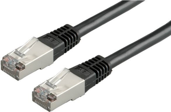 Roline RJ45 Patchkabel CAT 6 S/FTP Ethernet LAN Kabel Schwarz 10 m - Bild 2