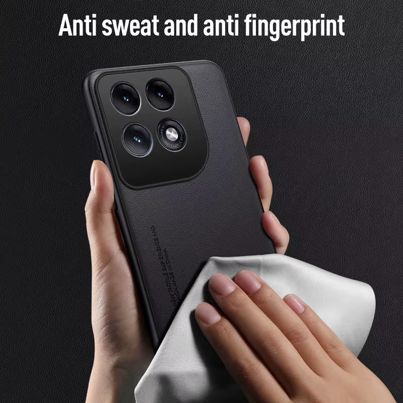 Luxuriöse PU-Leder Handyhülle für Motorola Edge 70 Pro, Edge 60, Edge 70 und Edge 50 Fusion, stoßfeste Silikon-Rückabdeckung in Schwarz oder Orange - Bild 1