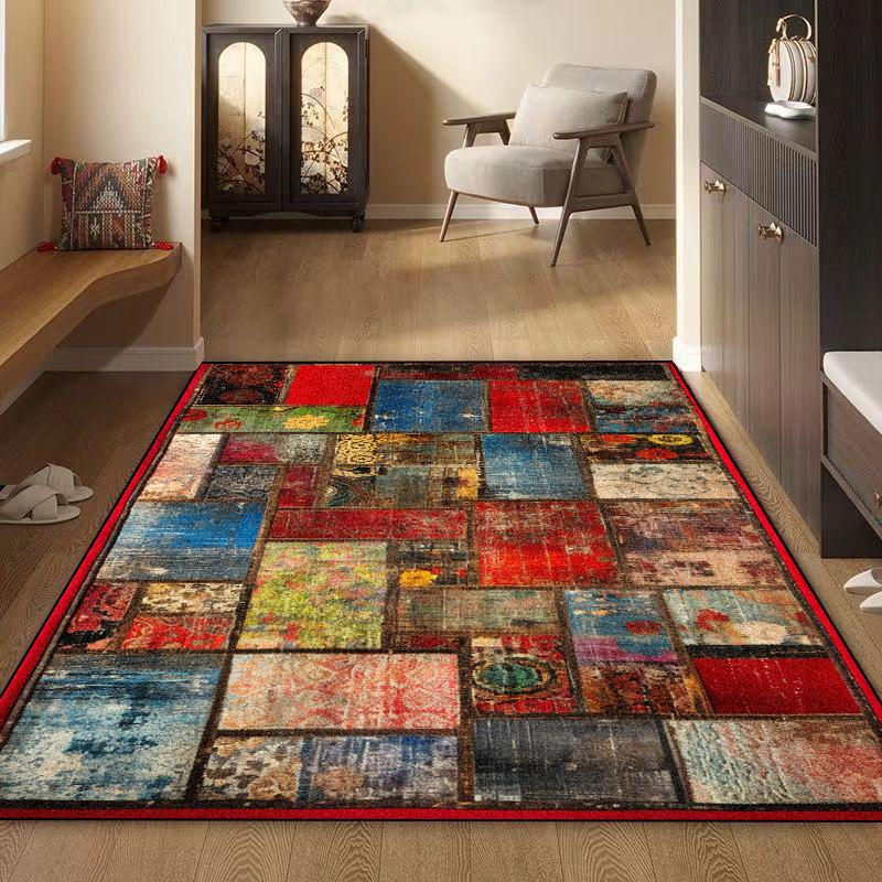 Karpetti Teppich für Wohnzimmer und Schlafzimmer, modern, flanell, waschbar und rutschfest, Mehrfarbig, B: 160 cm, T: 80 cm - Bild 2