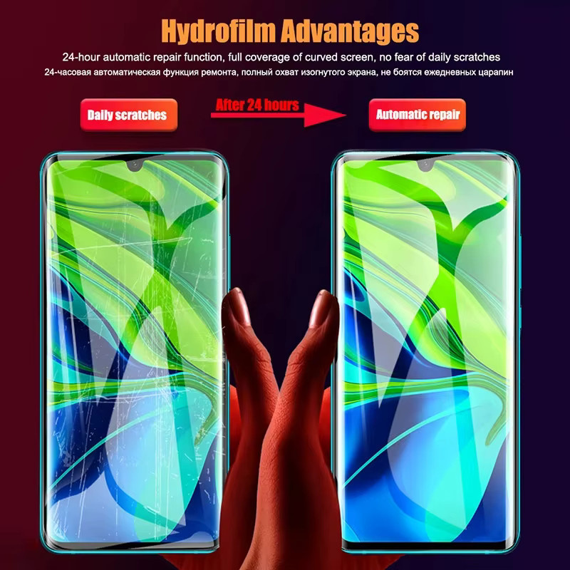3-teiliges Hydrogel Displayschutzfolie Set für Vivo V29 Lite V27 V25 V23 V21 V20 V25E V27 Pro in Transparent - Bild 4