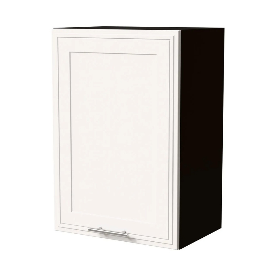 Feldmann-Wohnen Hängeschrank Salo W2/50 in Schwarz und Weiß Matt mit Kassettenoptik, B/T/H: 50 x 32,5 x 72 cm - Bild 2