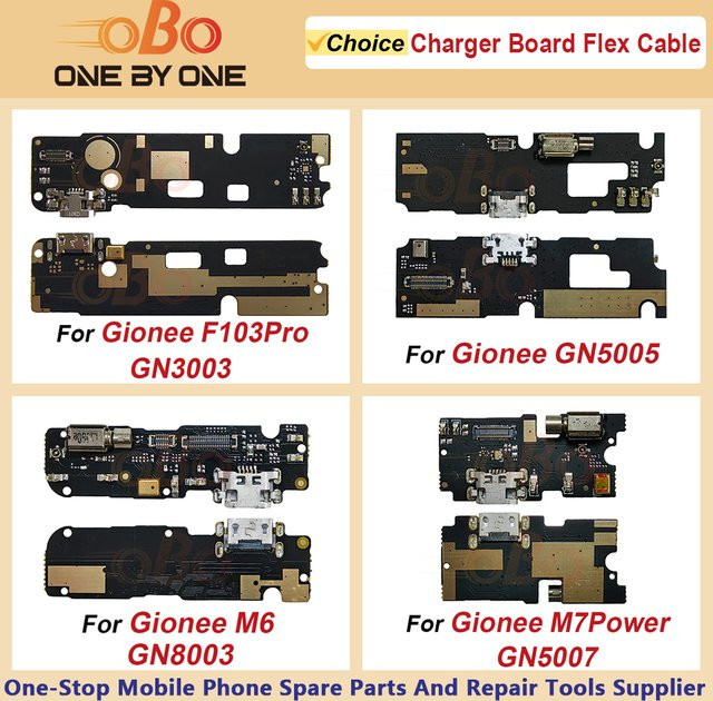 Gionee USB Lade Port Bord Flex Kabel für F6 F103 Pro M6 Plus M7 Power GN3003 5005 GN8003 Ladegerät Dock Connector Reparatur in Schwarz - Bild 1