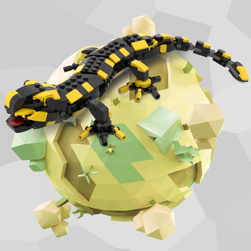 Yiran toy Feuersalamander Bausteine Set ab 14 Jahren - Bild 1