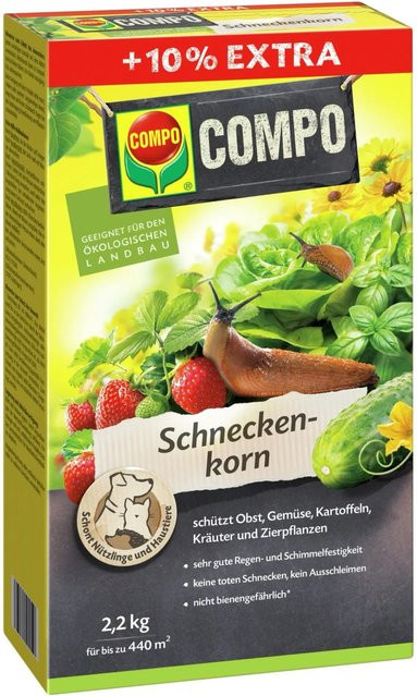 Compo Schneckenkorn Granulat gegen Nacktschnecken 2,2 kg - Bild 1