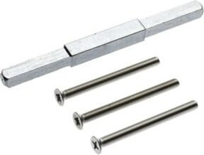 Dieckmann PT-Montageset VK 8/10/8x130mm M6 aus verzinktem Stahl in Silber - Bild 1