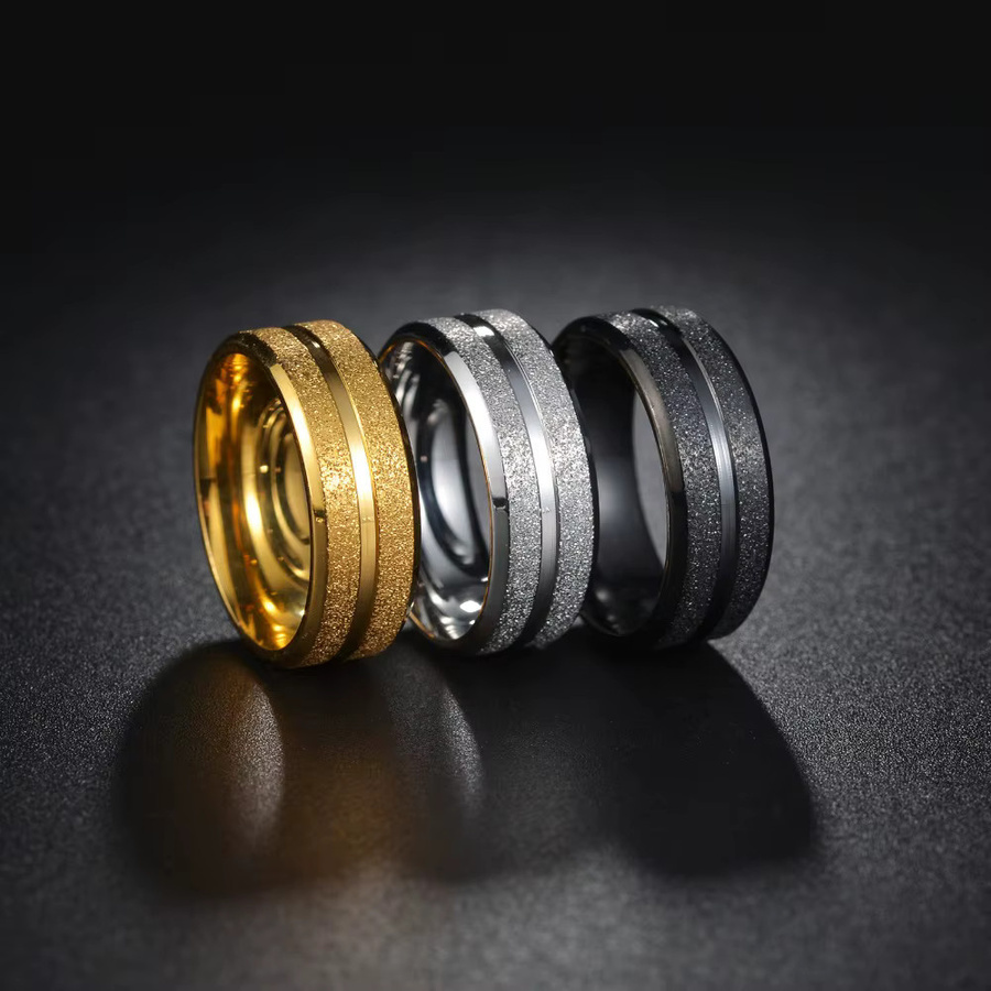 QHSPE Herrenring Gold, 8 mm - Bild 2