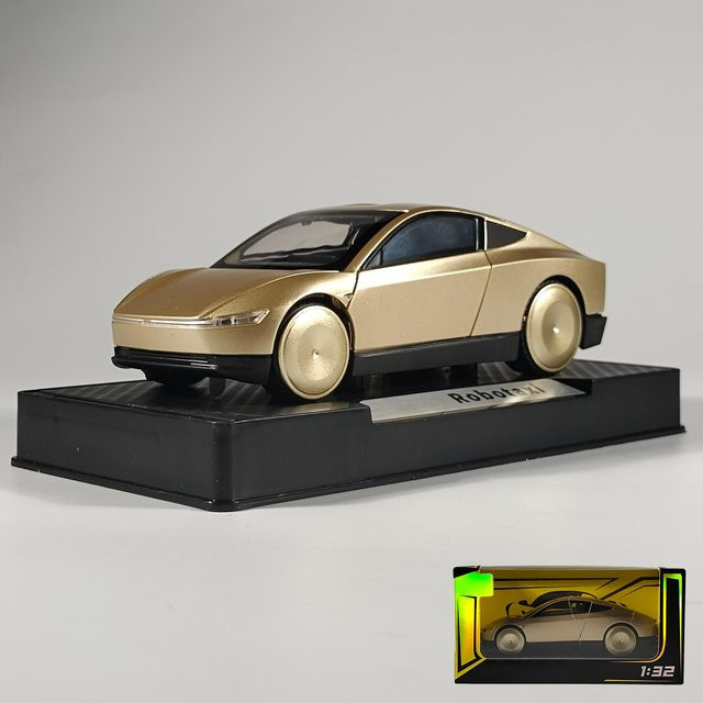 Linyi toy car Cybercab Robotaxi, Modellauto, Metall, 1:32, ab 14 Jahren - Bild 1