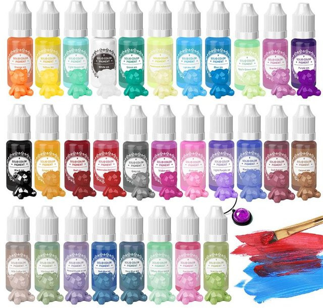 Ölbasierte Harzpigmente für DIY-Kristalle und UV-Kleber, 10 ml - Bild 1