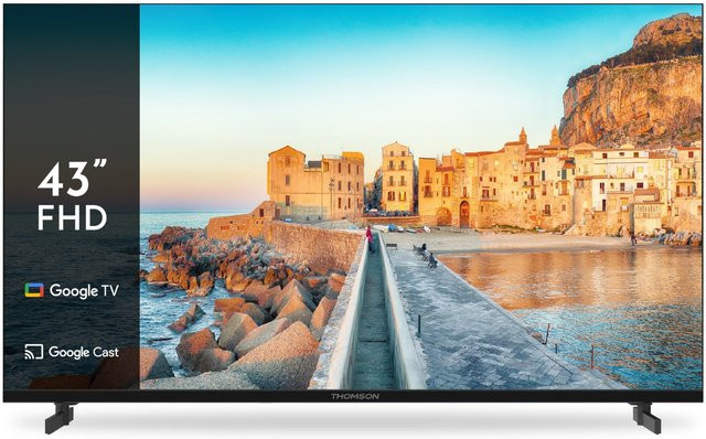 Thomson 43FG2S15 Smart-TV mit LED-Technik, 109 cm (43 Zoll), Full HD, Schwarz, Sprachsteuerung, Wi-Fi, HDMI und USB - Bild 1