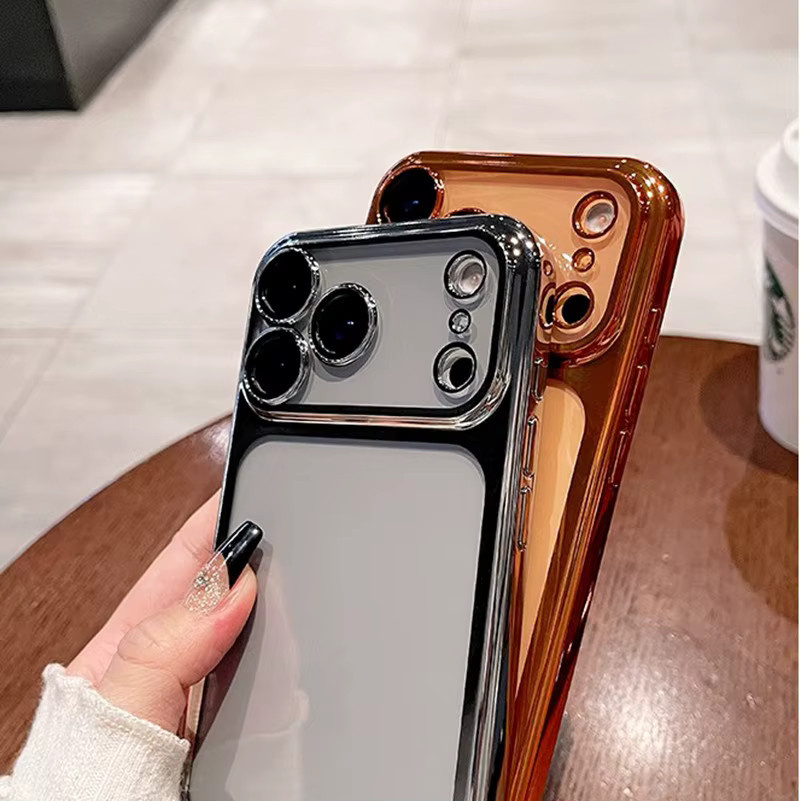Stoßfeste TPU-Schutzhülle mit Staubschutz für Apple iPhone 12 bis iPhone 17 Pro Max, Transparent - Bild 1
