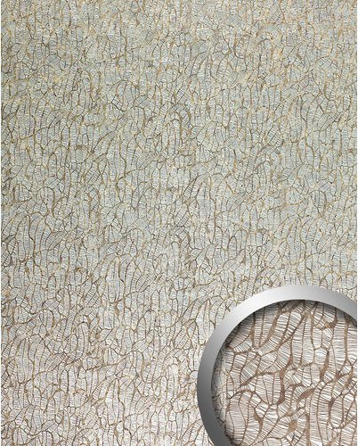 wallface Dekorpaneel DECO MONSOON Wandpaneel mit abstraktem Design in Silber, B: 260 cm, H: 100 cm, Tiefe: 0,1 cm - Bild 1