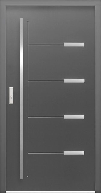 Haustür Thermospace Oslo Prime in Anthrazit mit Anschlag Links, B: 110 cm, H: 210 cm - Bild 1
