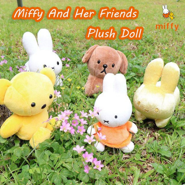 Miffy Plüschpuppe, Stofftier, bunt/mehrfarbig - Bild 1