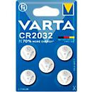 Varta Lithium Knopfzelle CR2032 3V 230 mAh 5er Set in Silber - Bild 3