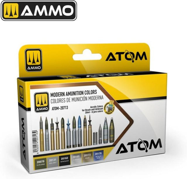 ATOM Modern Amunition Colors Set, Bunt / Mehrfarbig, Kunststoff - Bild 1