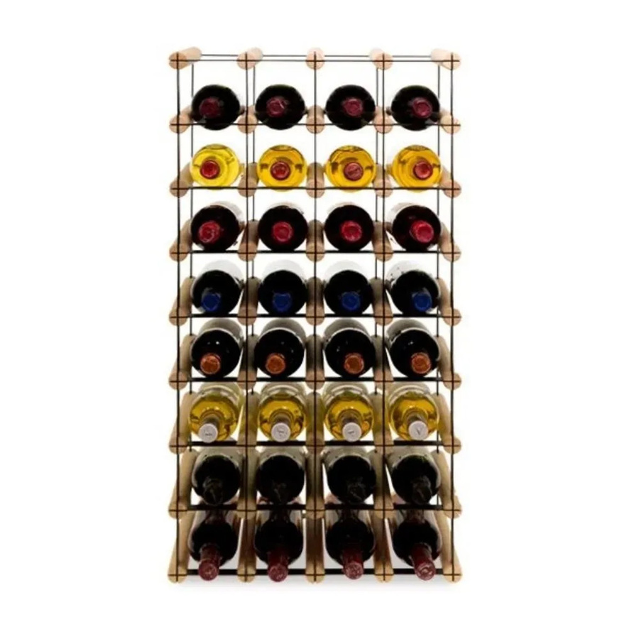PROREGAL Modulares Weinregal Vinotega Mod aus massivem Kiefernholz in Natur, H x B x T: 82,5 x 42,5 x 24,5 cm - Bild 2