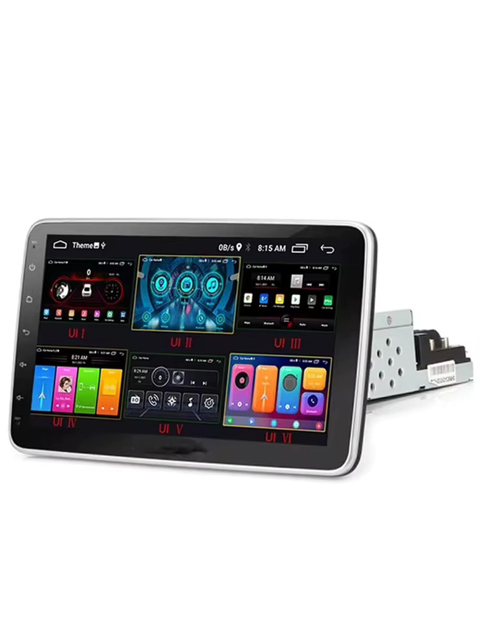 FengShiDa Universal Drehbares Autoradio mit Android 16, 10,1 Zoll Multimedia-Player inklusive Carplay, GPS-Navigation, Bluetooth und WIFI in Schwarz - Bild 7