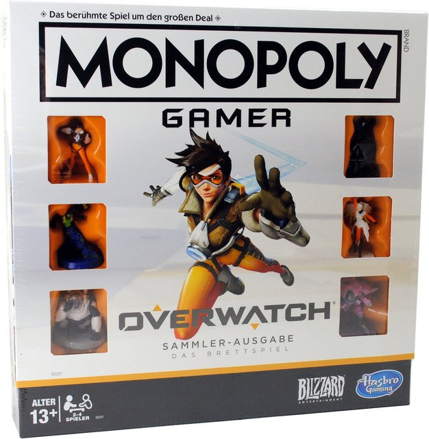 Hasbro Monopoly Gamer Overwatch Gesellschaftsspiel Deutsch 14+ - Bild 1