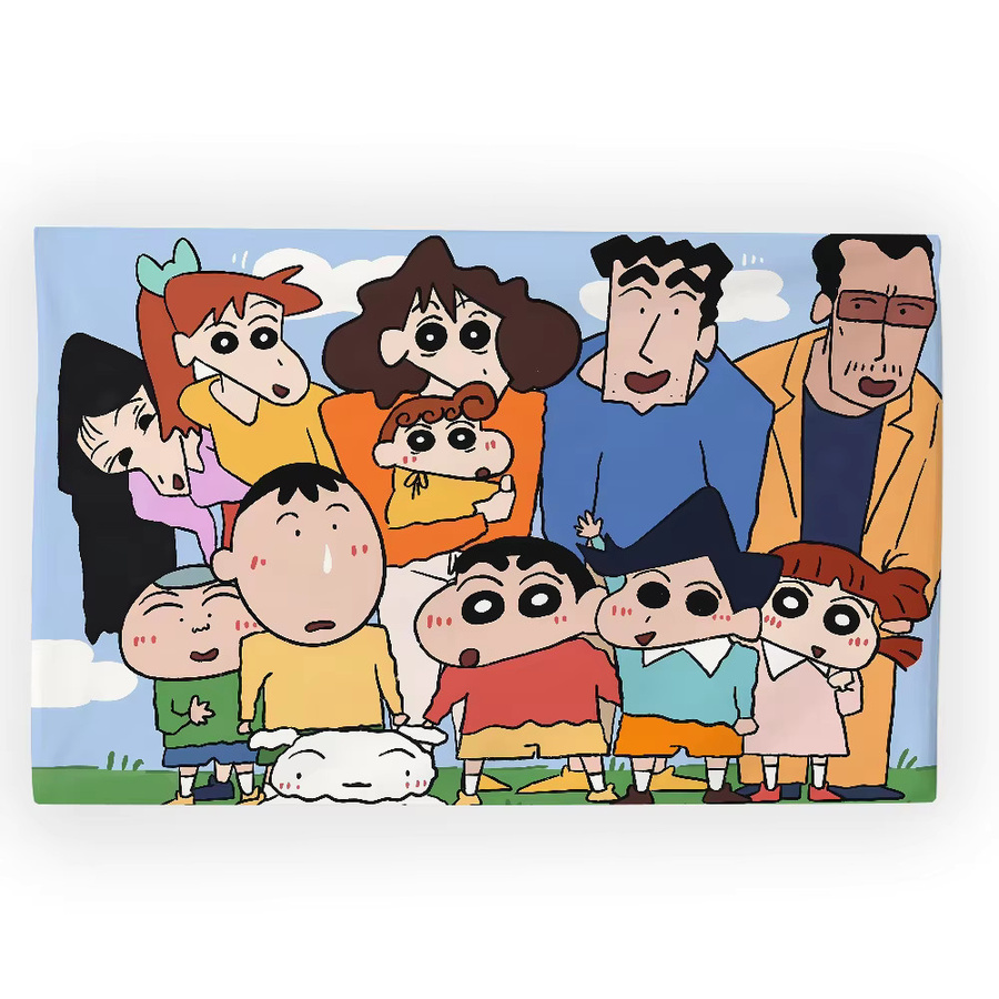 Crayon Shin-chan Flagge als Wanddekoration für Party und Club, Mehrfarbig, B: 60 cm, H: 40 cm - Bild 5