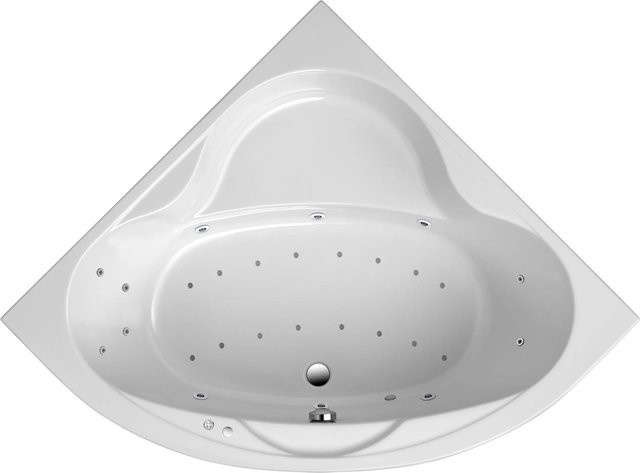 Ottofond Whirlpool Siam Premium in Weiß, Breite: 140 cm - Bild 1