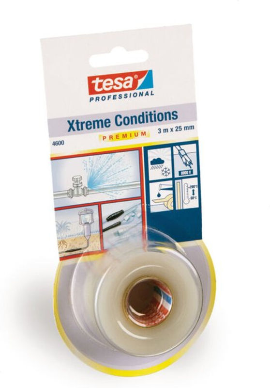tesa Professional 4600 Xtreme Conditions Reparaturband transparent Breite: 25 mm, Länge: 3 m - Bild 2