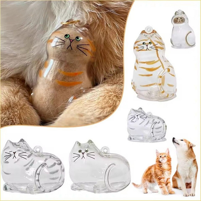 YUMEI Schlüsselanhänger, Kunststoff, Bunt, Siamese Tabby Hachi Cat Pendant - Bild 1