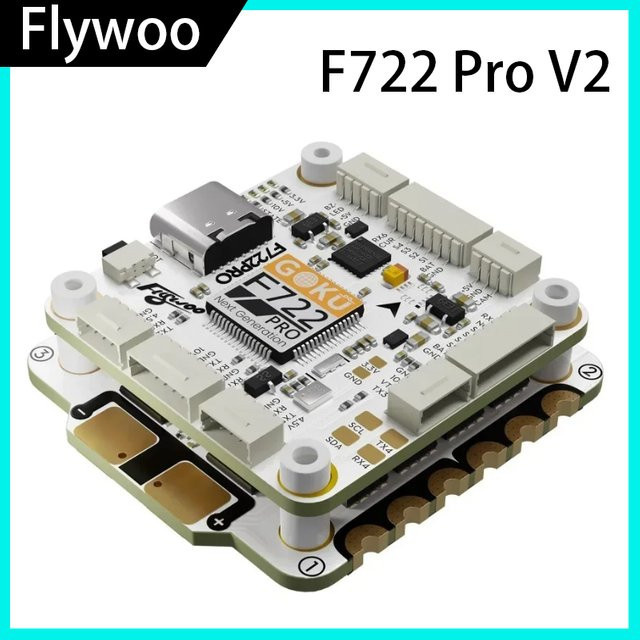 Flywoo GOKU F722 Pro V2 55A 30x30 Stack Flugcontroller und ESC Plug-and-Play für DJI O4 O4Pro Air Unit in Weiß - Bild 1