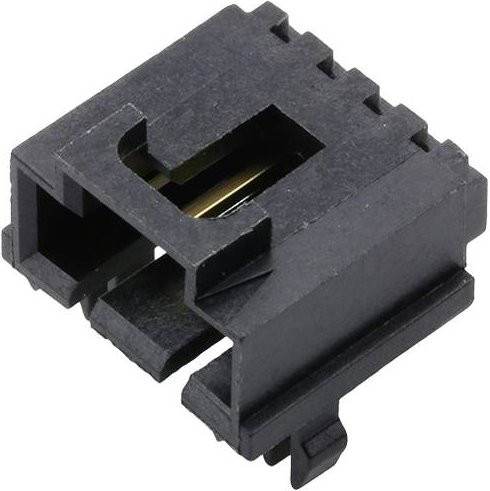 Molex Einbau-Stiftleiste Standard Schwarz 4 Polzahl Rastermaß 2.54mm - Bild 1
