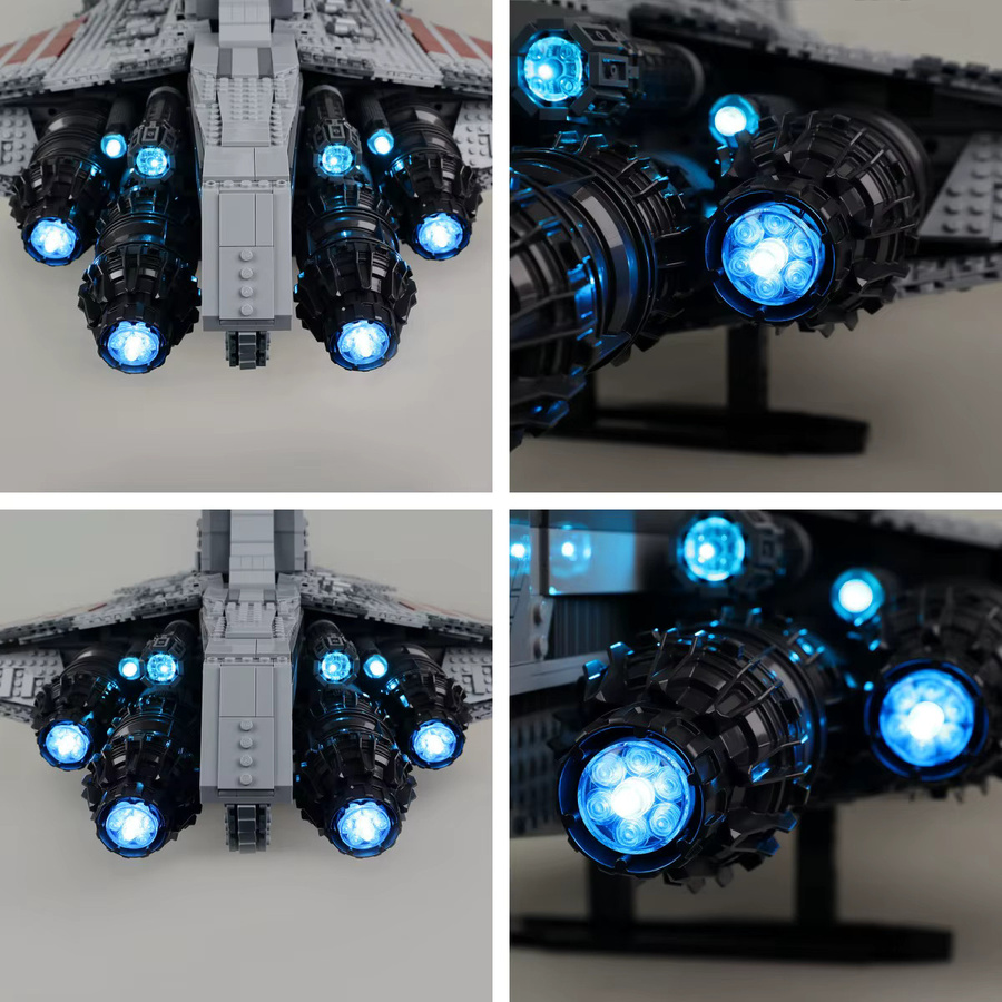 EASYLITE Star Wars LED-Licht-Set für Venator Class Republic Attack Cruiser 75367 nur Beleuchtungsset - Bild 3