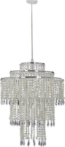 Näve Pendelleuchte Lina transparent, E27, B/T/H: 33 x 33 x 43 cm - Bild 1