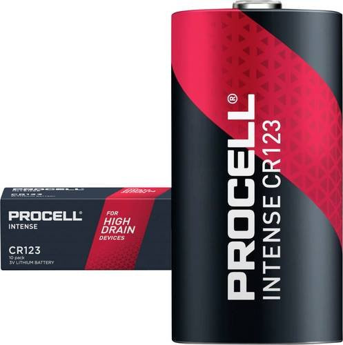 Procell CR123A High Power Lithium Intense Batterie mit 920 mAh, 10 Stück - Bild 2