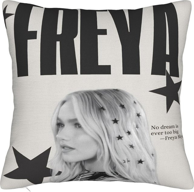 JMG Clothing Kissenbezug Freya Skye Stars Align Tour 2026, Farbe: Weiß, B/T/H: 40 x 40 x 0 cm - Bild 1