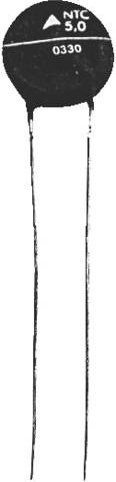 TDK B57236S0509M000 NTC-Thermistor radial bedrahtet schwarz 5Ω 2.1W - Bild 1