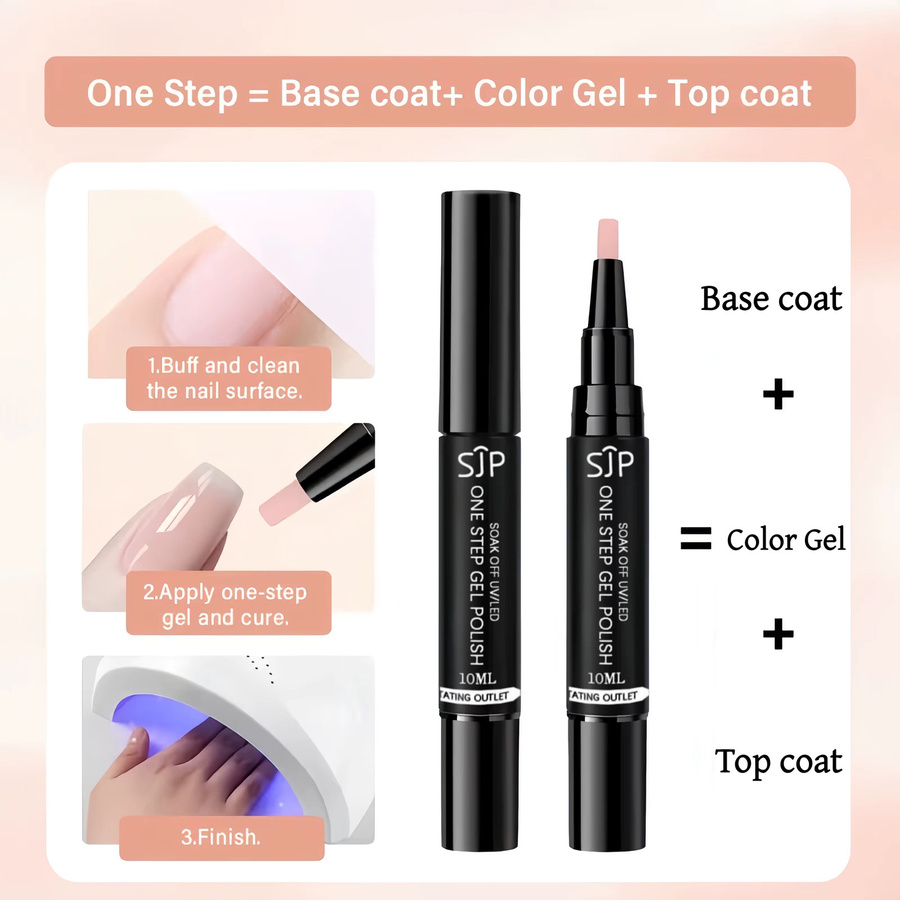 SJP One Step Cat Eye Gel Nagellackstift, Schimmernd, 10 ml - Bild 5