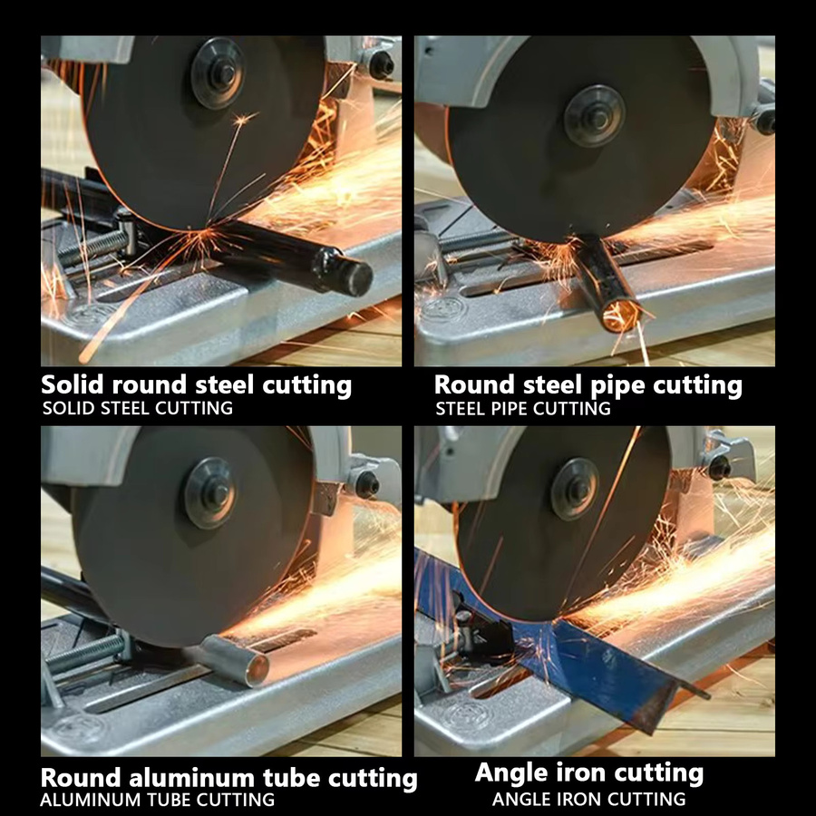 Betuyoo Multifunktionale elektrische Tischsäge mit Führungsschiene für Holz, Metall, Stahl und Aluminium, 220V - Bild 4