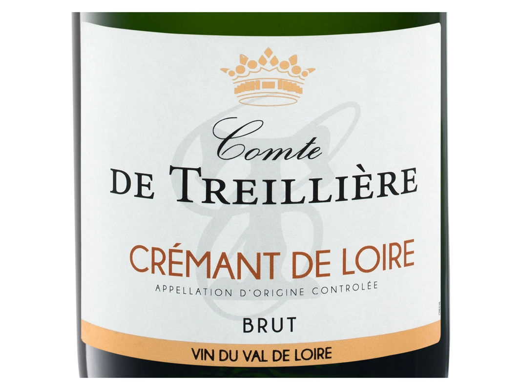 Comte de Treillière Crémant de Loire AOC brut Schaumwein 0,75 l - Bild 2