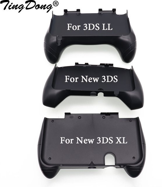 TingDong Schutzhülle mit Handgriff und Standfunktion für New Nintendo 3DS XL und 3DS LL in Schwarz - Bild 1
