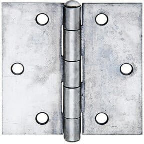 GAH Alberts Scharnier aus Edelstahl in Silber, Höhe: 82 mm, Breite: 82 mm, Stärke: 1 mm - Bild 1