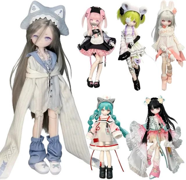 Inedible Dolls Kwaidan Serie 1/8 Bjd Blind Box, Action Anime Figur, Bewegliche Gelenke Puppe, Mehrfarbig - Bild 1