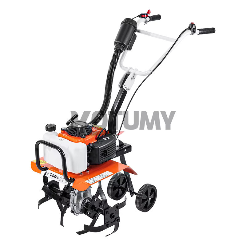 KOTUMY Benzin-Mini-Bodenfräse mit 4-Takt-Motor in Orange - Bild 5