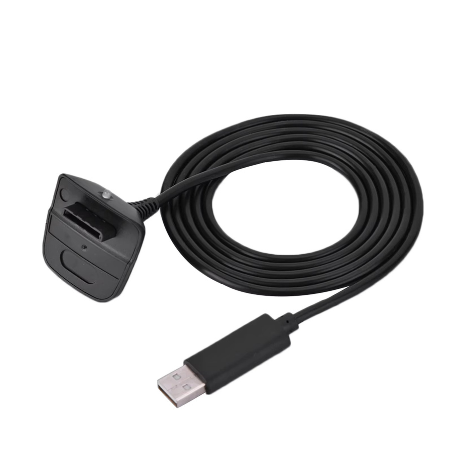 Microsoft Xbox 360 Wireless Controller USB Schnellladekabel in Schwarz - Bild 5