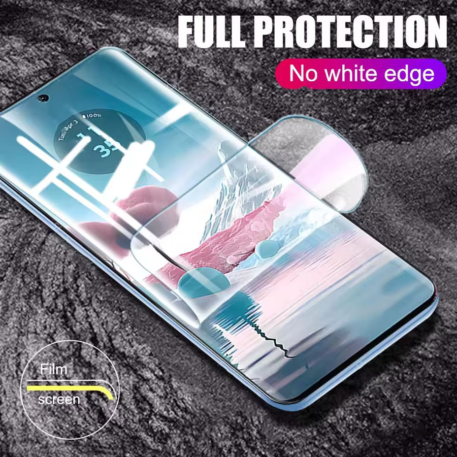 3er Pack HD Hydrogelfolie Displayschutzfolie für Motorola Moto Edge 60 Fusion 5G, transparent - Bild 3