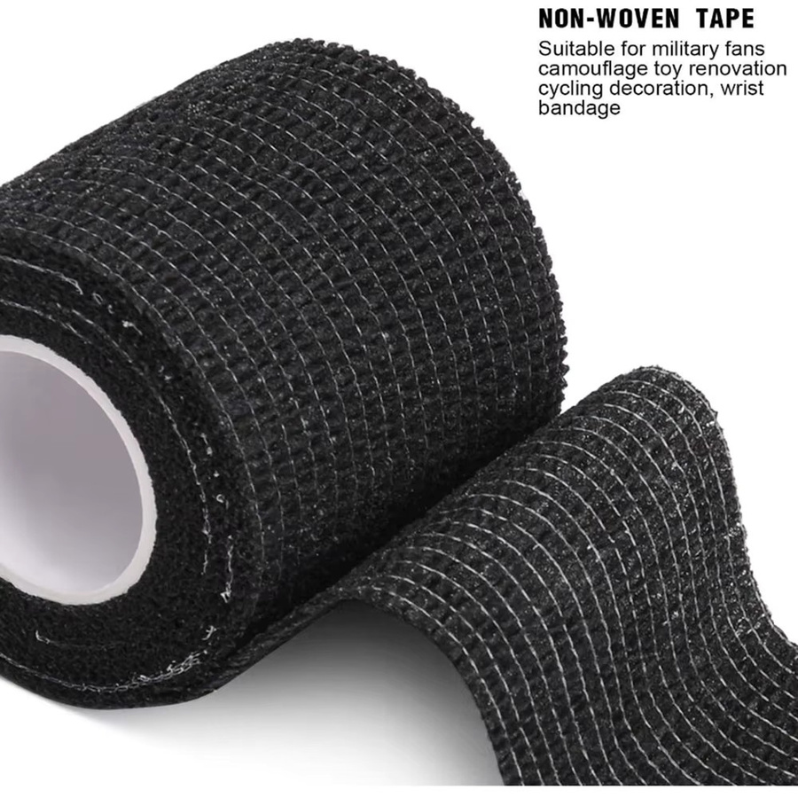 Mona Tattoo Verband Elastische Wrap Bänder, 12 Stück, Schwarz - Bild 5