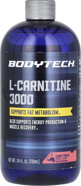 BodyTech, Sportgetränk, L-Carnitin 3000, Candy Punch, 0,709 l - Bild 1